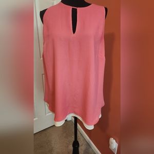 Maurices Pink Keyhole Cutout Blouse Size 1X